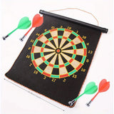 12in/15in/17in, Magnetic attraction Double-sided Printed Dart Board With 6 Darts, Professional Dart Target, Outdoor Dart Game Su