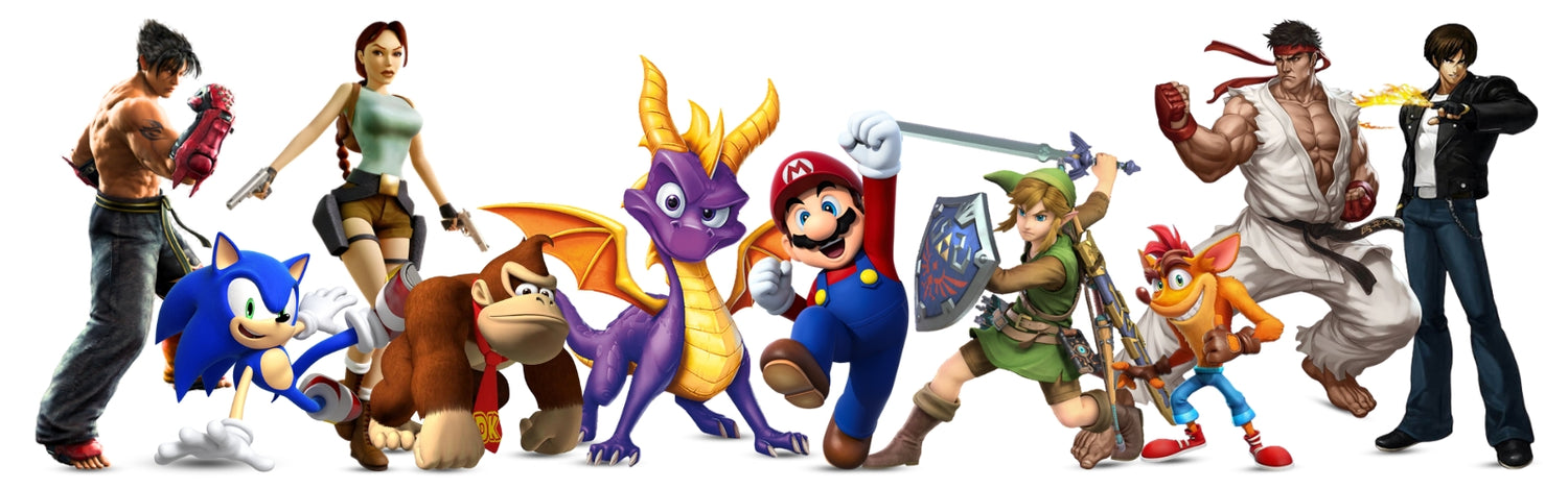 Classic Gaming Characters - WYNDO X9 PRO Retro Game Stick Console