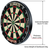 18inch enlarged 38mm thickeneded new generation distinguishing net classy dart board high-quality sisal home professional compet