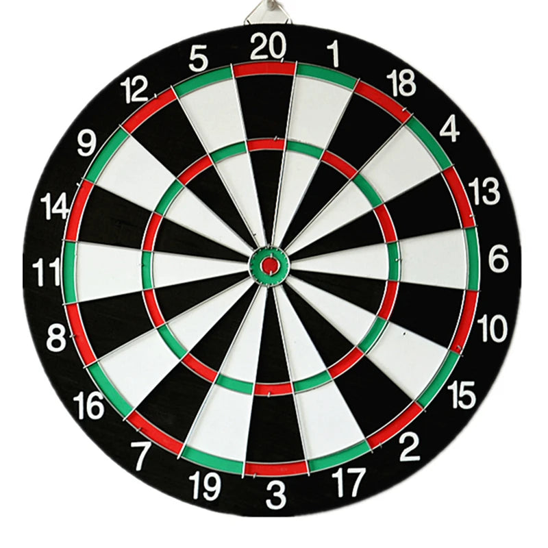 12/15/17 Inches Dart Board Game Set With Dart Needles Double-sided Hanging Dartboard Indoor Entertainment For Family & Friends
