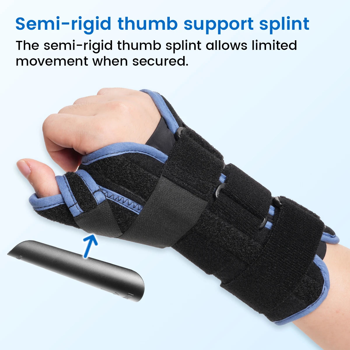 VELPEAU Wrist Splint Medical for Carpal Tunnel Pain, Tendonitis and Arthritis Wrist Brace with Thumb Support Adjustable