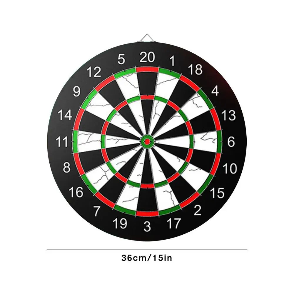 Dart Boards for Adults Flocking Board Stable Dartboard Game Set 15in Sports Tournament Thick Game Toys for Indoor/Outdoor