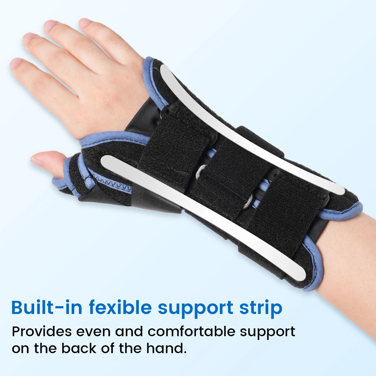 VELPEAU Wrist Splint Medical for Carpal Tunnel Pain, Tendonitis and Arthritis Wrist Brace with Thumb Support Adjustable