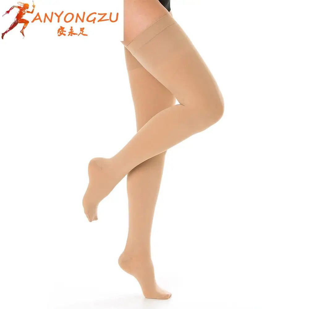 Medical Grade Compression Stockings Women Men For Varicose Spider Edema 30-40 mmHg Support Gradient S-4XL Travel Pressure Legs