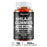 Shilajit Gummies - Energy Level, Memory and Focus Support Relieve Stress Overall Health