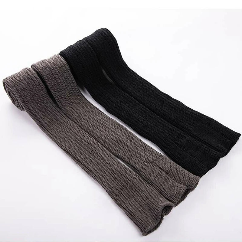 Anime Gothic Lolita Tights Knee Socks Cosplay Costumes Accessories Knitted Winter Women Yoga Long Leg Warmer Knee High Socks New