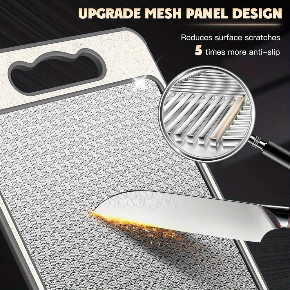 NEW Titanium Cutting Boards For Kitchen Stainless Steel Cutting Board 304 Stainless Steel Double-Sided Food Grade Cutting Board