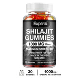 Shilajit Gummies - Energy Level, Memory and Focus Support Relieve Stress Overall Health