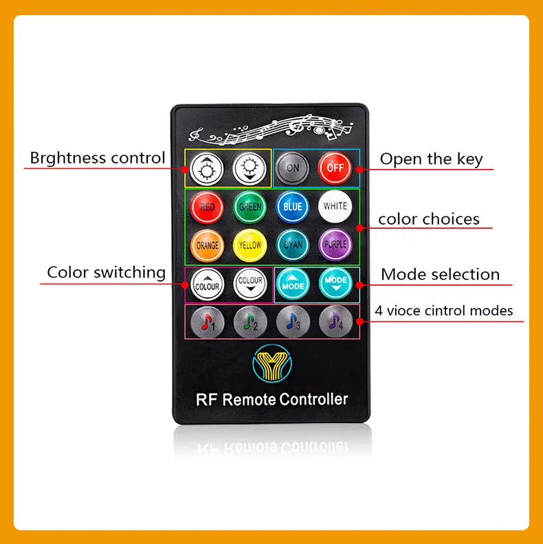 Rock Lights Remote APP Control RGB 3D Lens LED for Offroad RZR SUV ATV UTV Jeep Neon Underbody Undergolw Car Chassis Light