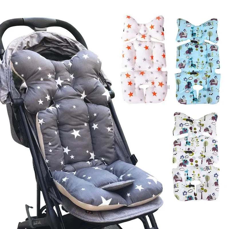 Cotton Universal Baby Stroller Car High Chair Seat Cushion Liner Mat Pad Cover Protector For Baby Kid Toddler Infants