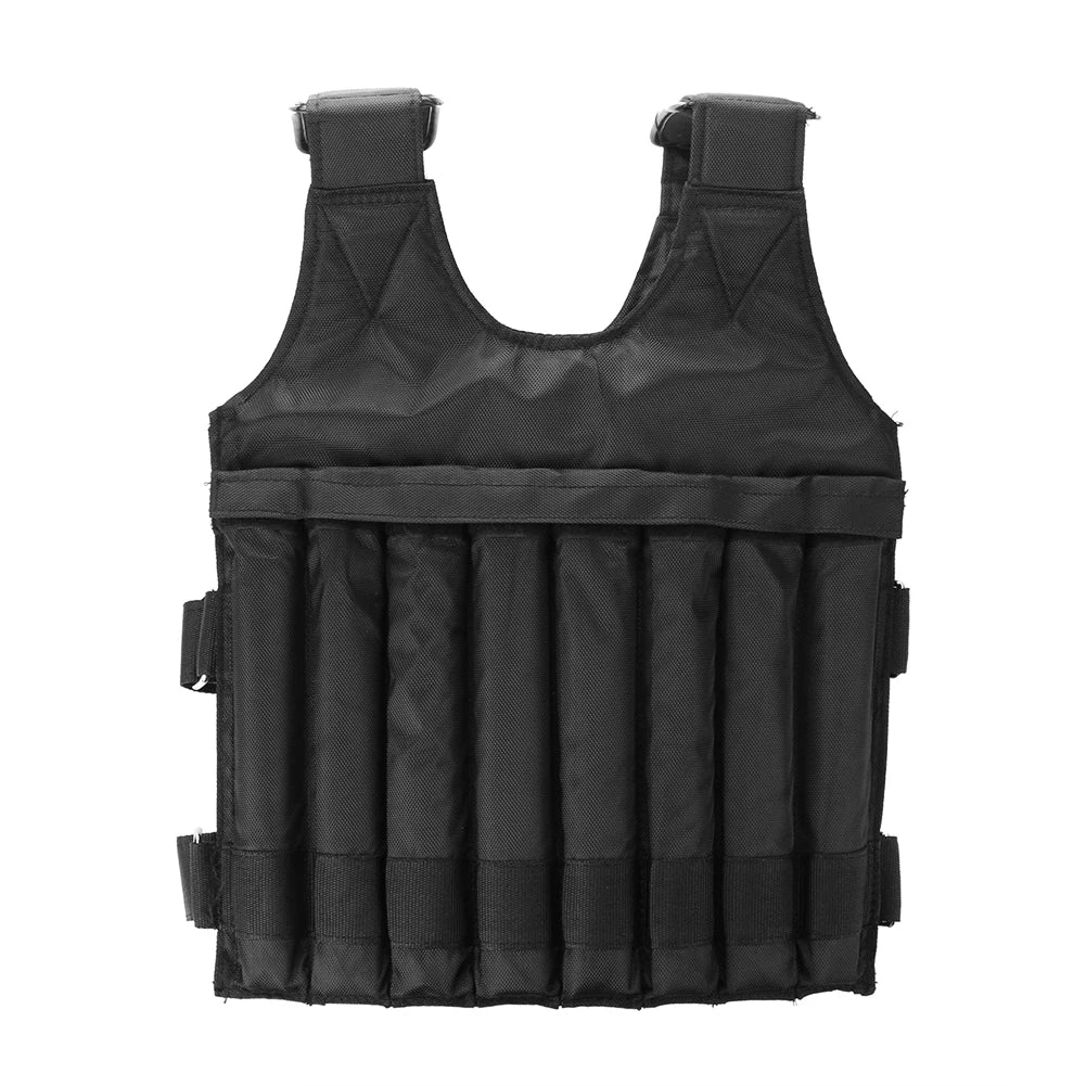 3-50KG Durable Weighted Vest Adjustable Weight Training Exercise Waistcoat Jacket Sand Clothing Boxing Fitness Equipment